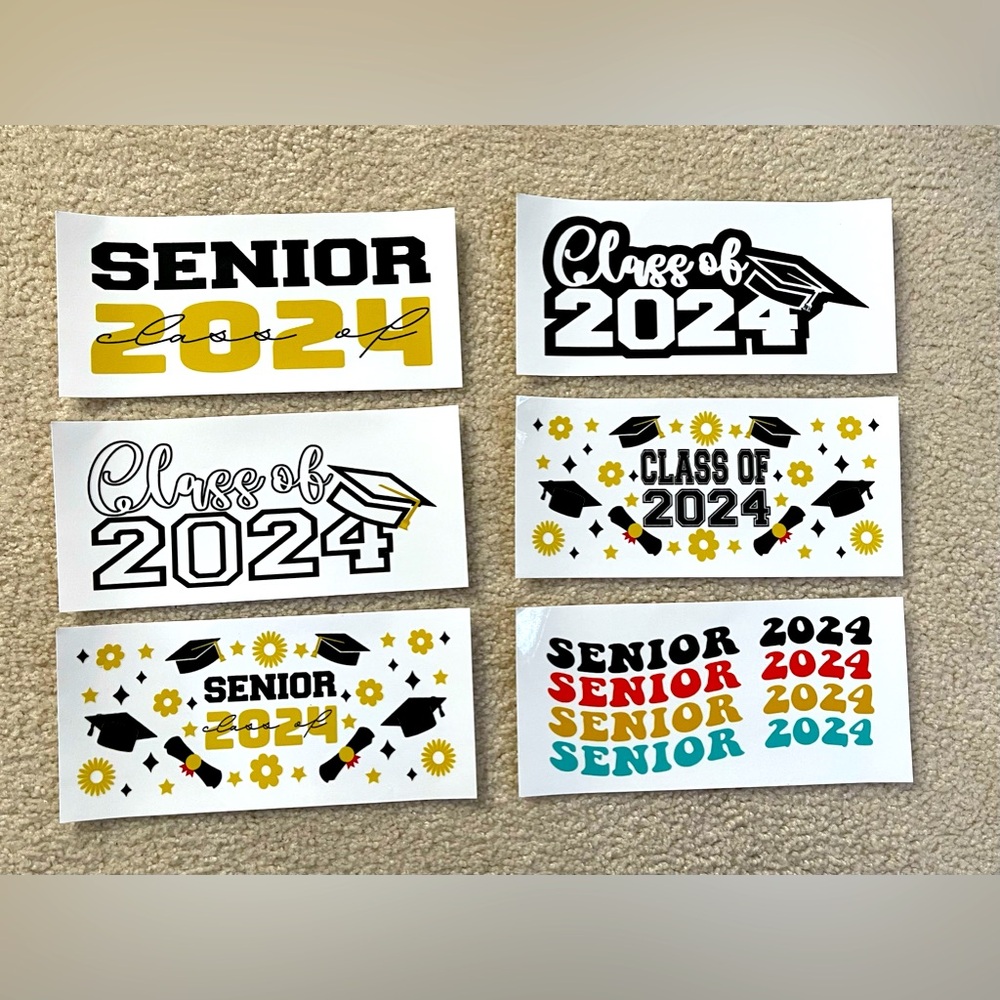 2024 Senior DTF Cup Sticker Transfer Only